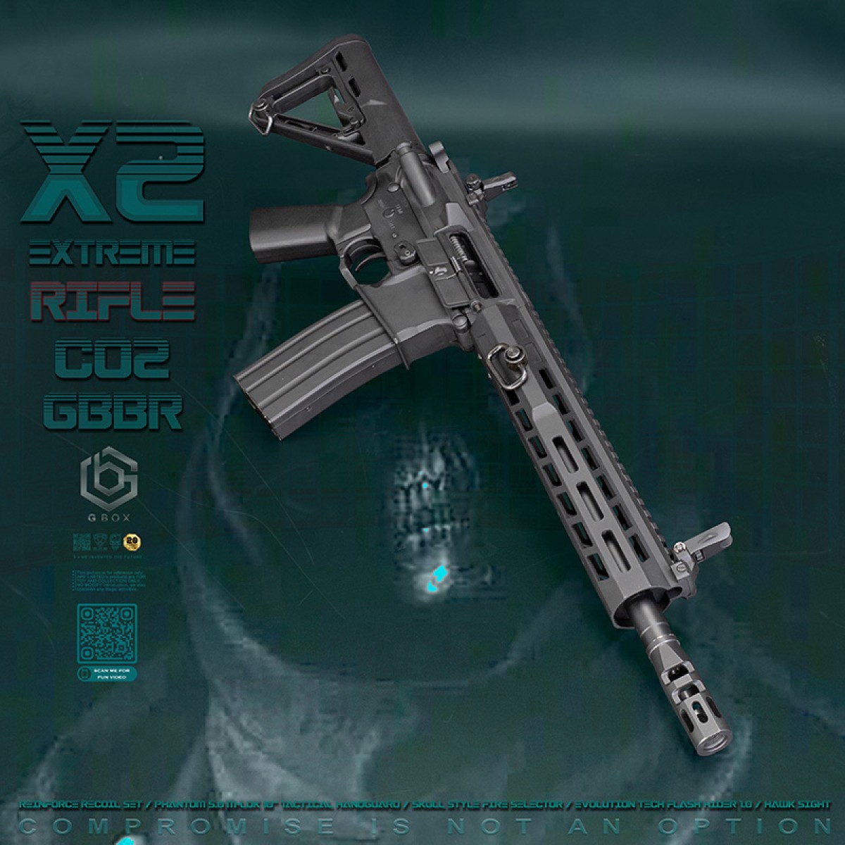 X2 Xtreme CO2 Blow Back Airsoft Rifle [APS] - TaiwanGun